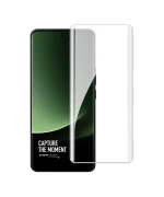Защитное стекло 3D Tempered Glass UV для Xiaomi 14 Ultra с клеем и лампой, Transparent