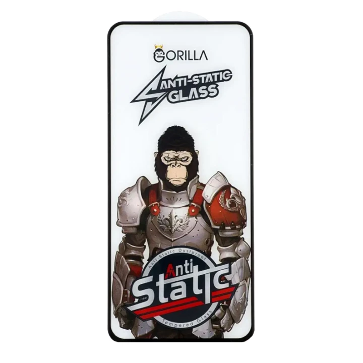 Защитное стекло Gorilla Anti-Static Full Glue 2.5D для Samsung Galaxy A56, Black