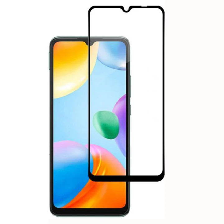 Загартоване захисне скло Full Screen Tempered Glass для Xiaomi Redmi 10C, Black