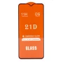 Защитное стекло Tempered Glass 21D Full Glue для Motorola Moto G10 / G20 / G30 с клейким основанием по всей поверхности, Black