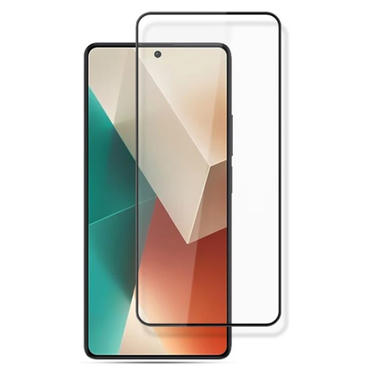 Защитное стекло Full Screen Tempered Glass для Xiaomi Redmi Note 13 pro 5G / Poco X6, Black