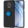 Чохол-накладка C-KU Auto Focus 360 Rotating Ring для Xiaomi Redmi Note 9S / Note 9 Pro / Note 9 Pro Max чорний