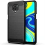 Чехол-накладка Carbon для Xiaomi Redmi Note 9 Pro / Note 9S / Note 9 Pro Max черный