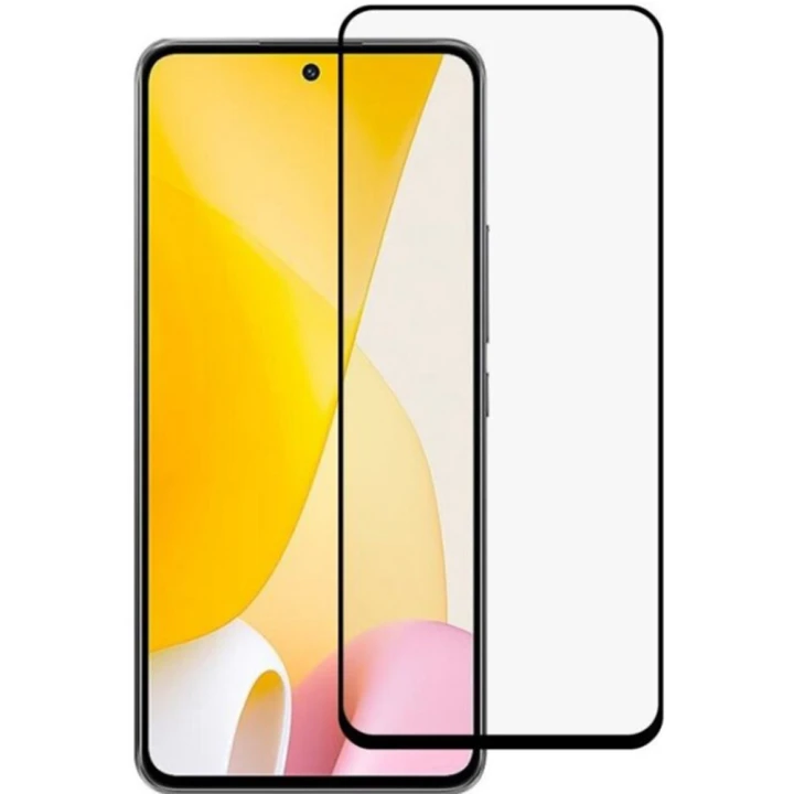 Закаленное защитное стекло Full Screen Tempered Glass для Xiaomi 12 Lite, Black