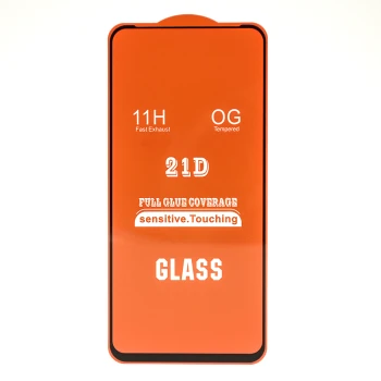 Защитное стекло Tempered Glass 21D Full Glue для Xiaomi 13 с клейким основанием по всей поверхности, Black