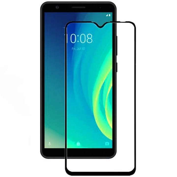 Загартоване захисне скло Full Screen Tempered Glass для ZTE Blade A52, Black