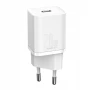 Мережевий зарядний пристрій Baseus Super Si Quick Charger CCSUP-B02 1Type-C 20W, White