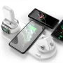 Беспроводное зарядное устройство I6 15w 6n1 1.5a\2.0a\3.0a, White
