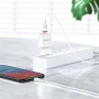 Сетевое зарядное устройство для Borofone BA49A 2.1A кабель microUSB 1m черный