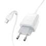 Мережевий зарядний пристрій Hoco C72Q USB 2A QC3.0 18W microUSB 1m чорний