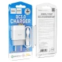 Мережевий зарядний пристрій Hoco C72Q USB 2A QC3.0 18W microUSB 1m чорний