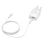 Мережевий зарядний пристрій Hoco C72A USB 2.1A microUSB 1m, White