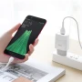 Мережевий зарядний пристрій Hoco C72A USB 2.1A microUSB 1m, White