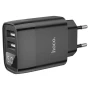 Мережевий зарядний пристрій Hoco C86A 2 USB 2.4A, без кабелю
