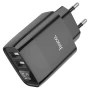 Мережевий зарядний пристрій Hoco C86A 2 USB 2.4A, без кабелю