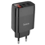 Сетевое зарядное устройство Hoco C86A 2 USB 2.4A Micro 1м черный