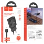 Сетевое зарядное устройство Hoco C88A Star round 2 USB 2.4A Lightning 1 м, Black