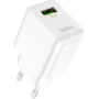 Мережевий зарядний пристрій Hoco C98A QC3.0 кабель Type-C, White