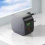 Мережевий зарядний пристрій Hoco CS32A Type-C / USB QC3.0 PD20W без кабеля, Black
