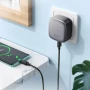 Сетевое зарядное устройство Hoco CS33A 2Type-C / 1USB QC3.0 PD30W без кабеля, Black