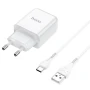 Сетевое зарядное устройство Hoco N2 USB 2.1A Type-C 1m