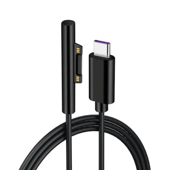 Зарядное устройство Type-C для планшетов Microsoft Surface Pro 5 / 6 / 7, Black