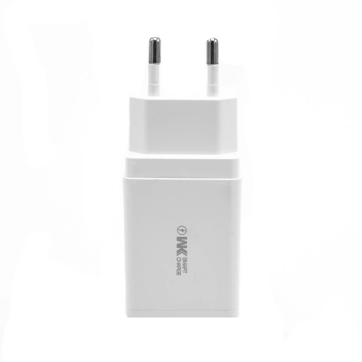 Мережевий зарядний пристрій Remax RP-U62 1USB PD QC3.0 3A без кабеля, White