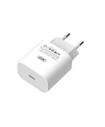 Мережевий зарядний пристрій XO L40 Type-C PD 3A 18W, без кабелю, White