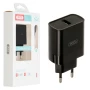 Мережевий зарядний пристрій XO L63 USB 2.4A QC3.0 Micro 1м