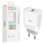Мережевий зарядний пристрій XO L63 USB 2.4A QC3.0 Micro 1м