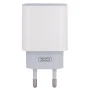 Мережевий зарядний пристрій XO L80 Type-C 2A 10W без кабеляю EU, White